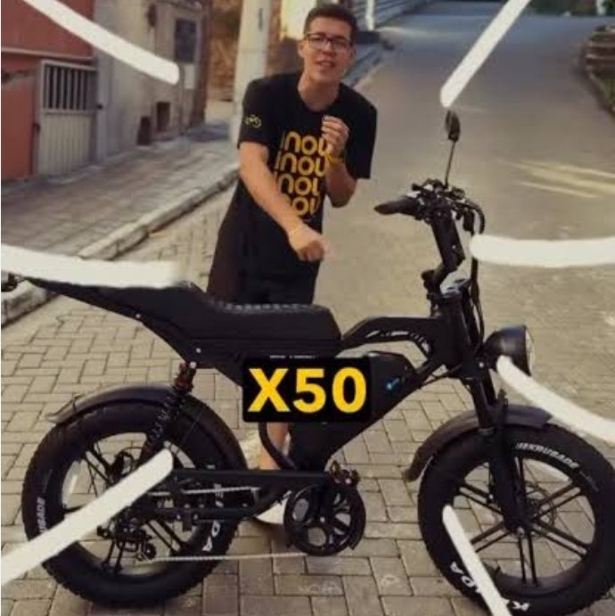 Inow X50 🚲 Bicicleta Elétrica 1000w | Lançamento Potente | Garantia 1 Ano | Sem CNH e Emplacamento | Revenda Autorizada