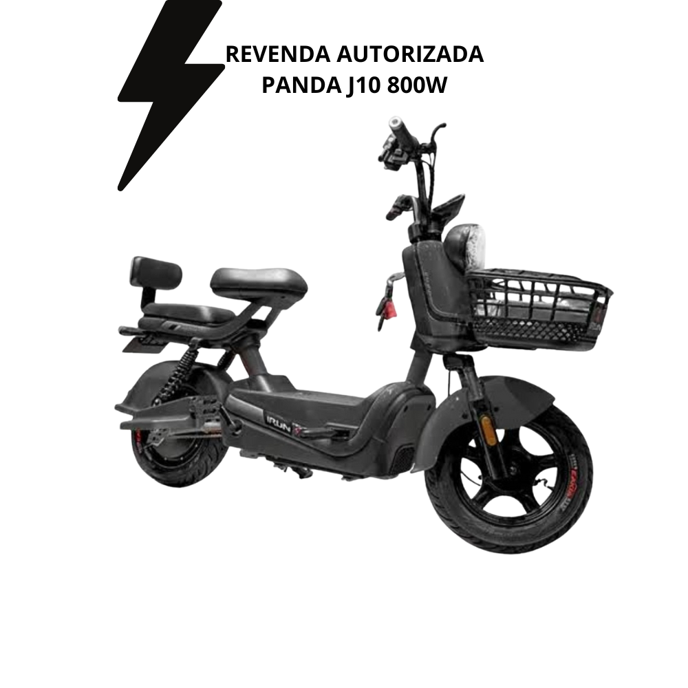 Panda J10 Scooter Elétrica 800w Bateria Lítio 50km