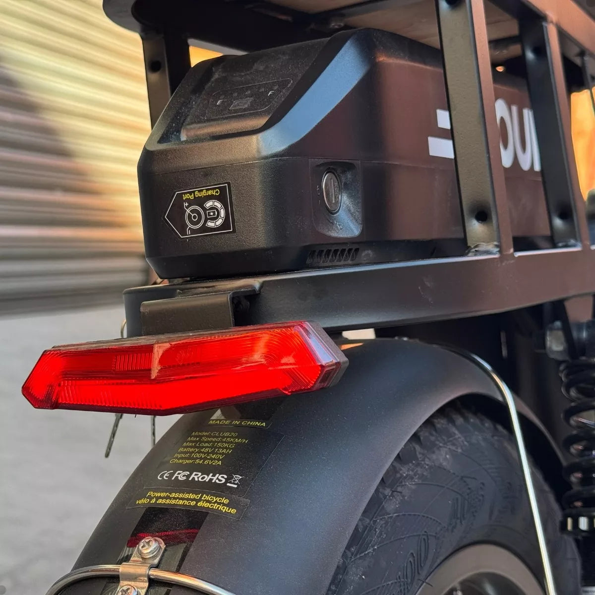 Bicicleta elétrica Movi Club20 750w 48v 13Ah - Preto