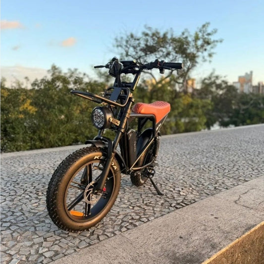 Ouxi V8 Pro 1000w 🚲 Bicicleta Elétrica moderna com banco estendido e NFC | Performance Avançada | Garantia 1 Ano | Sem CNH e Emplacamento