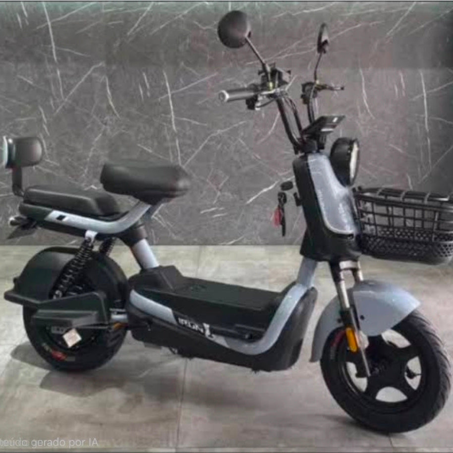 Panda J10 🚲 Scooter Elétrica 800W | Bateria de Lítio | Autonomia 50km | Design Moderno e Compacto | Sem CNH
