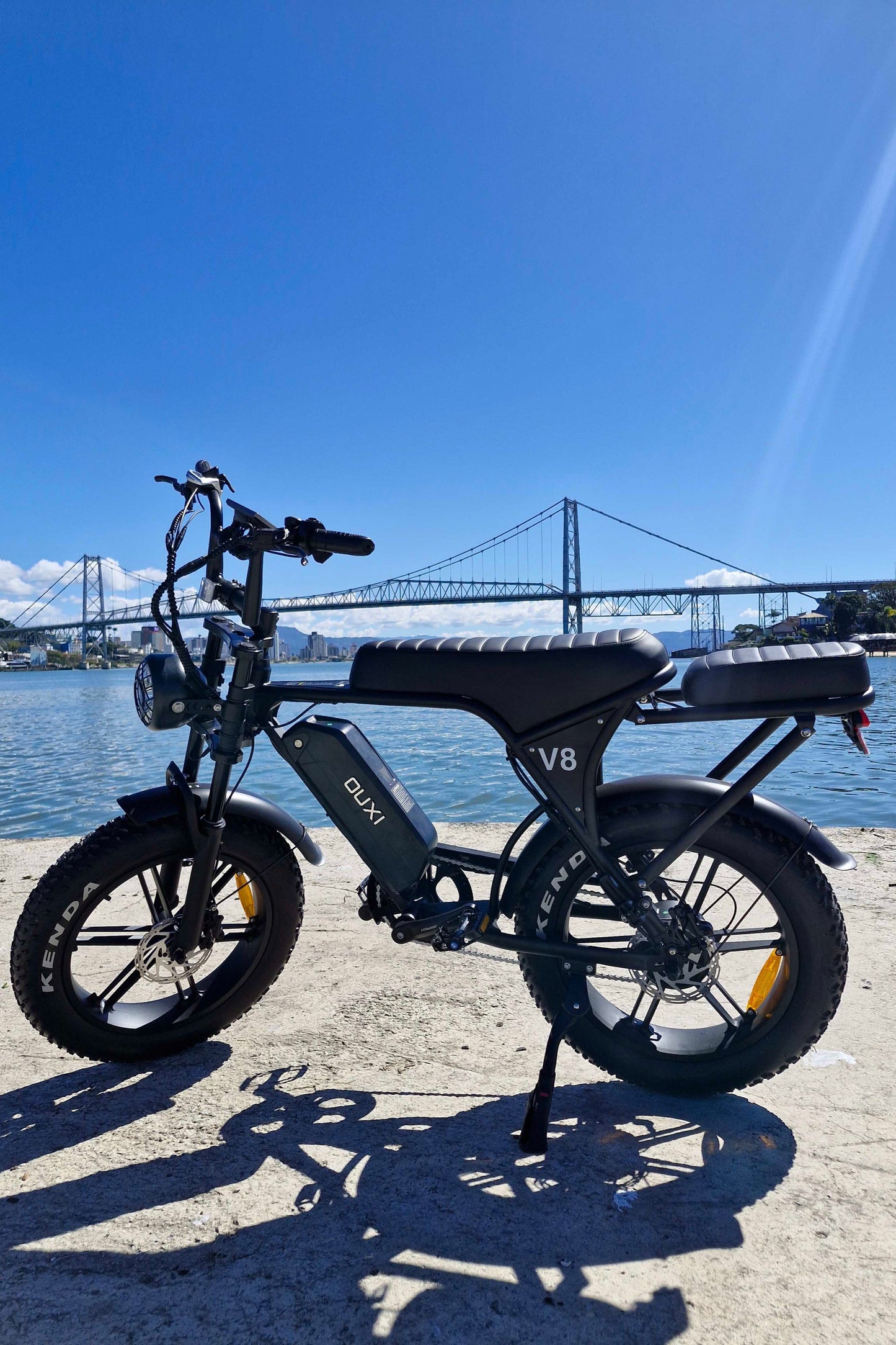 Ouxi V8 1000w 🚲Bicicleta Elétrica com Garupa | Bateria 48V | Sem CNH e Emplacamento
