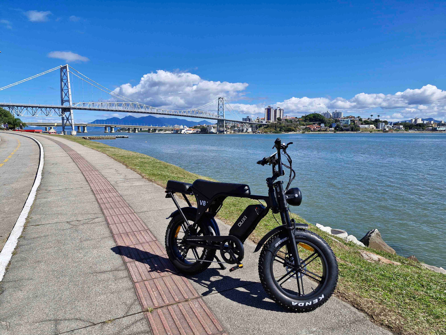 Ouxi V8 1000w 🚲Bicicleta Elétrica com Garupa | Bateria 48V | Sem CNH e Emplacamento