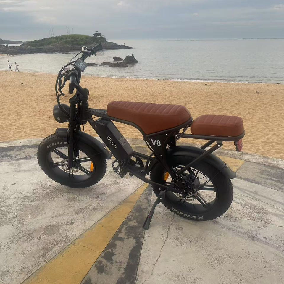 Ouxi V8 1000w 🚲Bicicleta Elétrica com Garupa | Bateria 48V | Sem CNH e Emplacamento