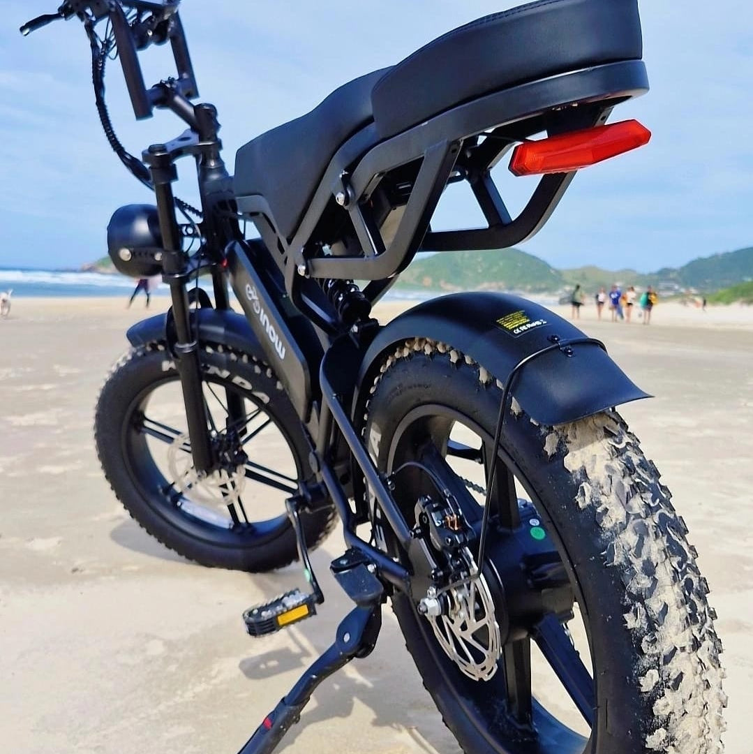 Inow V20 Brake 🚲 Bicicleta Elétrica 750 W | Freio a Disco Dianteiro e Traseiro | Suspensão Dupla | Piloto Automático | Sem CNH