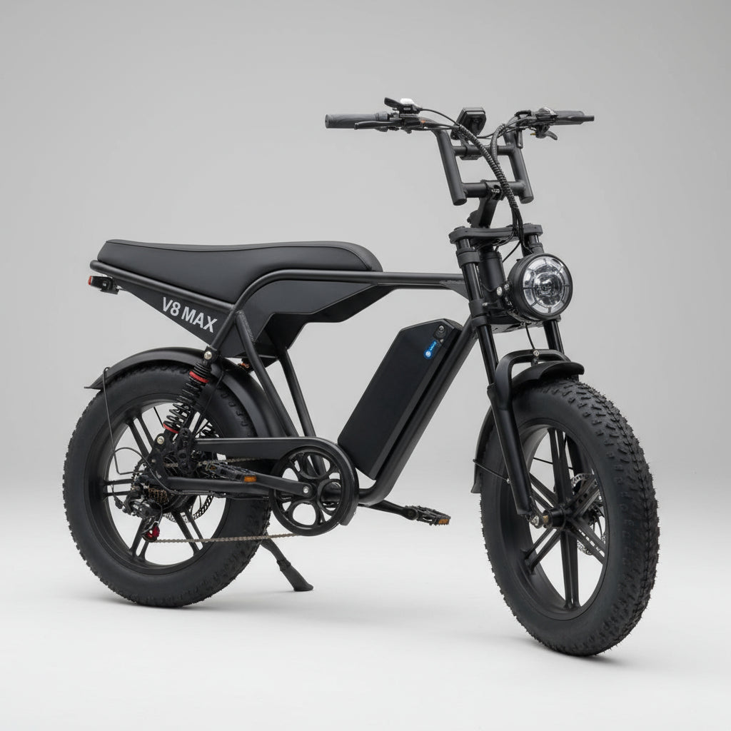 Inow V8 Max 🚲 Bicicleta Elétrica 1000W | Freio Hidráulico | Aro 20 Fat Tire | Alta Potência | Design Premium | Garantia 1 Ano