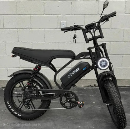 Inow V40 Pro 🚲 Bicicleta Elétrica Lançamento | Potência 1000W | Trava de Pneu + NFC | Pneus 20x4.0 | Design Premium | Envio Rápido