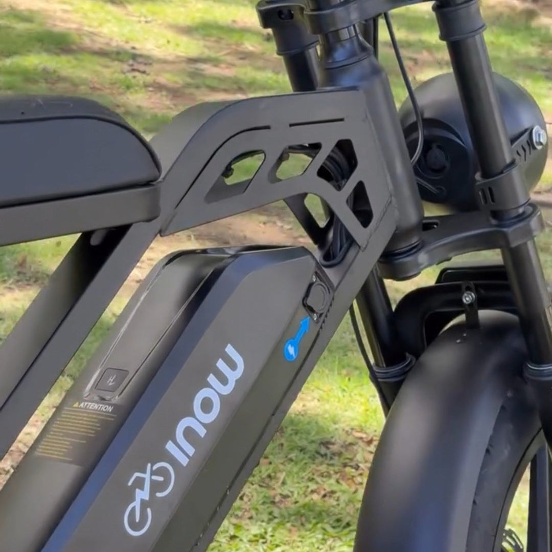 Inow V40 Pro 🚲 Bicicleta Elétrica Lançamento | Potência 1000W | Trava de Pneu + NFC | Pneus 20x4.0 | Design Premium | Envio Rápido