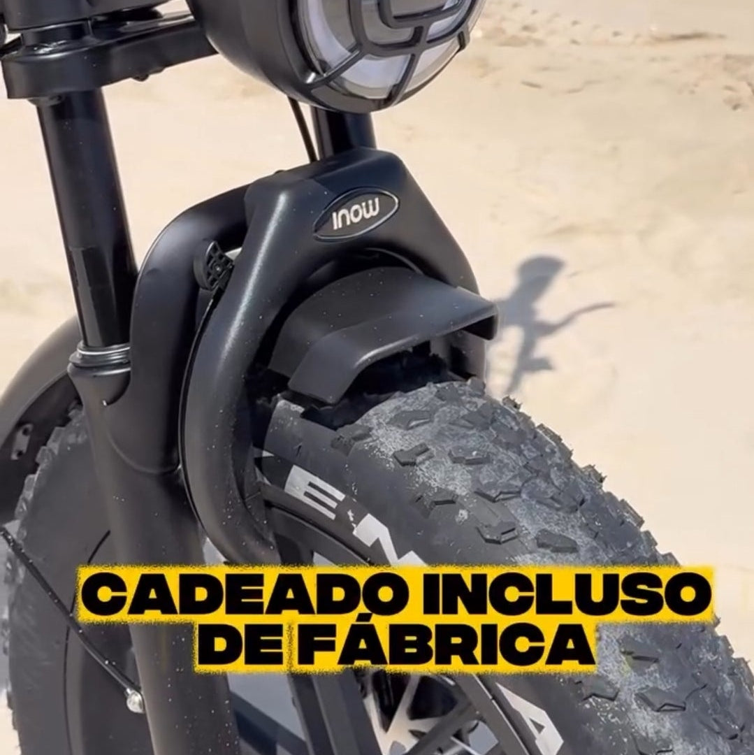 Inow V40 Pro 🚲 Bicicleta Elétrica Lançamento | Potência 1000W | Trava de Pneu + NFC | Pneus 20x4.0 | Design Premium | Envio Rápido
