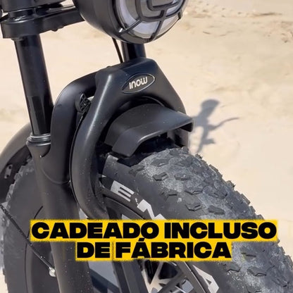 Inow V40 Pro 🚲 Bicicleta Elétrica Lançamento | Potência 1000W | Trava de Pneu + NFC | Pneus 20x4.0 | Design Premium | Envio Rápido