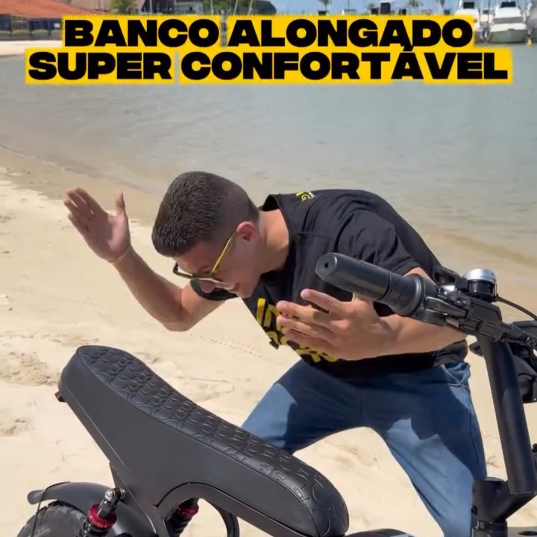 Inow V40 Pro 🚲 Bicicleta Elétrica Lançamento | Potência 1000W | Trava de Pneu + NFC | Pneus 20x4.0 | Design Premium | Envio Rápido