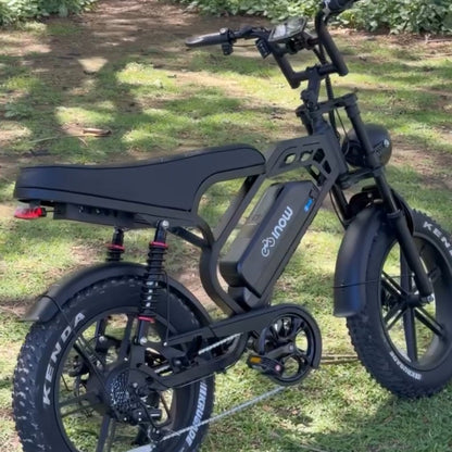 Bicicleta elétrica Inow V40 Pro 1000W com trava de pneu, NFC e pneus largos 20x4.0 – Ativo e Online
