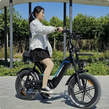 Bicicleta elétrica Ouxi Q8 2026 1000W com design moderno e garantia 1 ano – Ativo e Online
