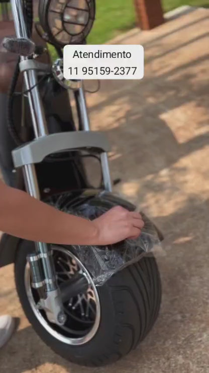 Panda R13 🚲 Scooter Elétrica 2000w | Super Potente, Conforto e Autonomia | Envio Seguro por Transportadora