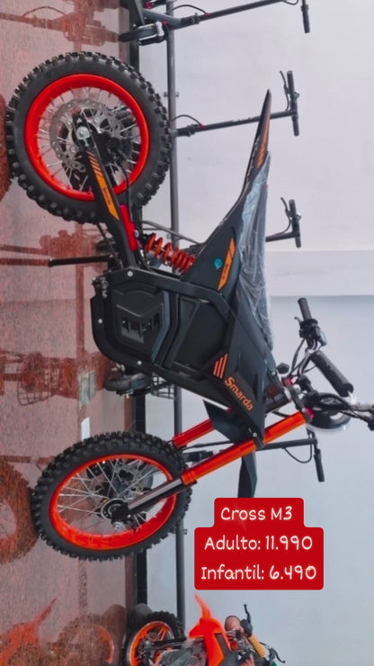 Moto Elétrica Off-Road M3 Cross 1000W – Adulto e Infantil | Ativo e Online
